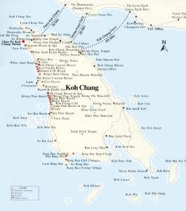 Koh Chang, Thailand, the second largest island in Thailand